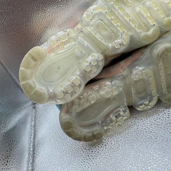 Size 8 Nike Air VaporMax‎ SE Low Top Womens White Brown Sneakers BV6483-002 - Picture 9 of 10